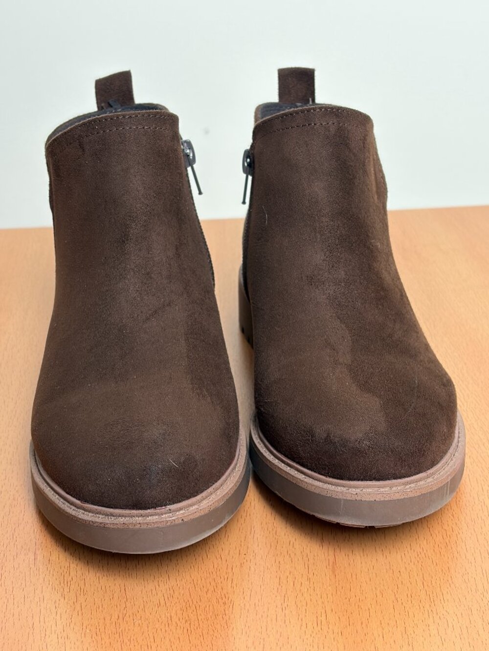 Esprit Size 9.5 Selah Dark Brown Ultrasuede Bootie